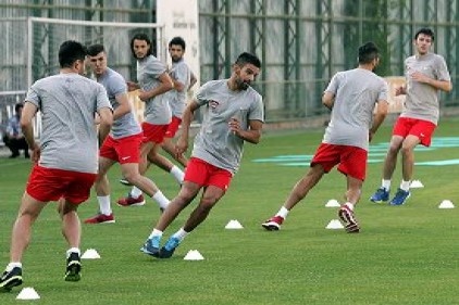 Gaziantepspor, antrenmanlarını sürdürüyor