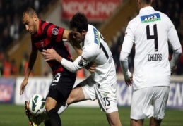 Gaziantepspor evinde berabere kaldı 2-2