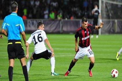 Gaziantepspor, kendi sahasında turu zora soktu 0-1