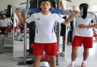 Gaziantepspor salon da antreman yaptı
