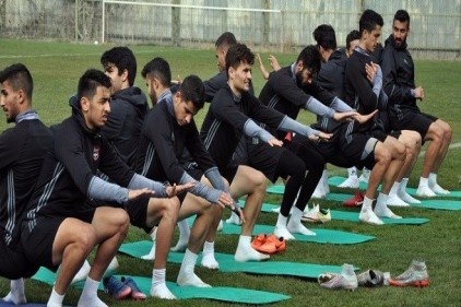 Gaziantepspor&#039;da Adana Demirspor hazırlıkları devam ediyor 