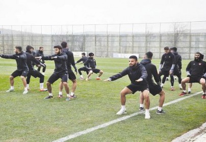 Gaziantepspor’da, Gazişehir Gaziantep maçı hazırlıkları başladı 