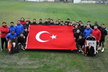Gaziantepspor&#8217;dan &#039;Cumhuriyet Bayramı&#039; pozu