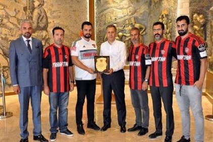 Gaziantepspor&#8217;dan Vali Yerlikaya&#8217;ya ziyaret