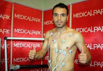 Gaziantepsporlu Ekrem Dağ sağlık kontrolünden geçti 