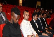 Gaziantepsporlu futbolcular Cumhuriyet resepsiyonunda