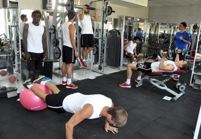 Gaziantepspor’un kuvvet testleri Zirve Üniversitesi’nde yapıldı