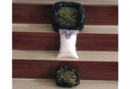 Gaziantep'te 3 kilo 250 gram uyuşturucu ele geçirildi