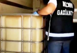 Gaziantep'te 550 litre kaçak akaryakıt ele geçirildi