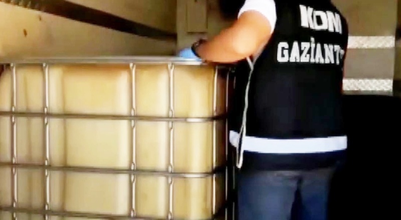 Gaziantep'te 550 litre kaçak akaryakıt ele geçirildi