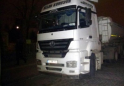 Gaziantep'te amonyum nitrat yüklü TIR alarmı