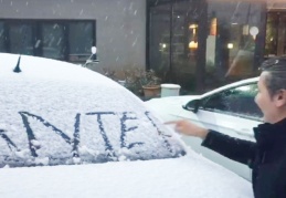 Gaziantep'te bazı bölgelere kar yağdı