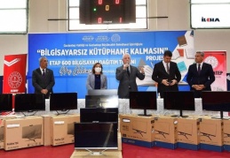 Gaziantep’te bilgisayarsız kütüphane kalmayacak