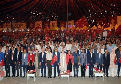 Gaziantep’te binler 15 Temmuz’u kutladı 