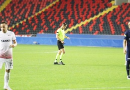 Gaziantep'te biten maç tekrar başladı