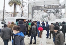 Gaziantep’te hayat durdu, insanlar donma tehlikesi geçirdi