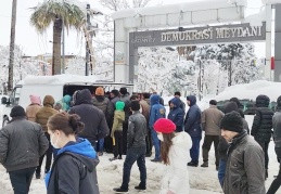 Gaziantep’te hayat durdu, insanlar donma tehlikesi geçirdi