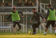 Antrenman, çift kale maçla son buldu