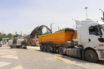 Gaziantep&#8217;te ilk kez modifiye asfalt serimi yapıldı