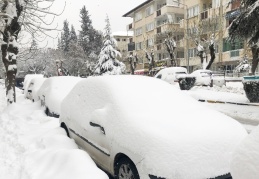 Gaziantep’te kar yağışı şiddetini arttırdı