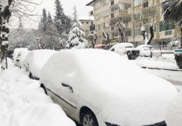 Gaziantep’te kar yağışı şiddetini arttırdı