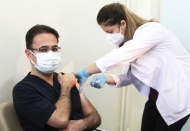 Gaziantep’te koronavirüs aşısının ikinci dozu yapılmaya başlandı