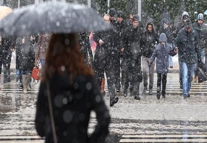 Gaziantep’te kuvvetli sağanak yağış var