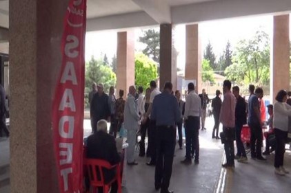 Gaziantep&#039;te seçim kurulunda 100 bin imza yoğunluğu yaşandı