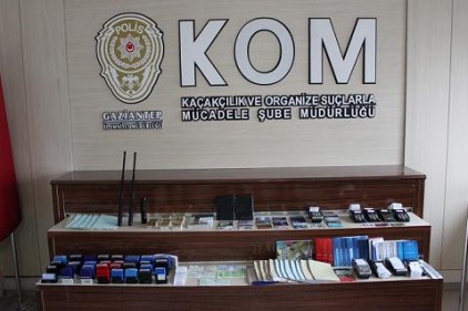 Gaziantep&#039;te tefeci operasyonu: 8 gözaltı 