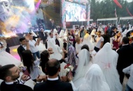 Gaziantep’te toplu nikah merasimi 