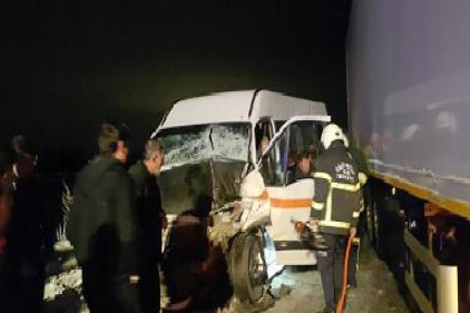 Gaziantep&#039;te trafik kazası: 1 yaralı 