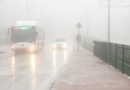 Gaziantep’te yoğun sis etkili oldu