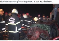 Gaziantep'te zincirleme kaza: 5 ölü, 5 yaralı