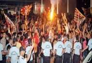 Gaziantep’teki Galatasaraylılar sokaklara döküldü