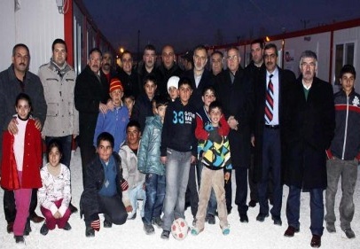 Gaziantep’ten bir heyet Van’a gitti