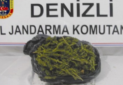 Gaziantep’ten Denizli’ye 1.5 ton esrar