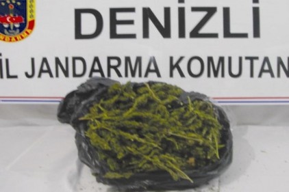 Gaziantep&#8217;ten Denizli&#8217;ye 1.5 ton esrar