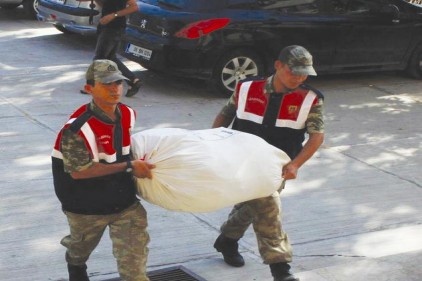 Gaziantep&#8217;ten Düziçi&#8217;ne 50 kilo esrar