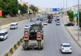 Gaziantep'ten Suriye sınırındaki Şanlıurfa'ya 10 tank gönderildi