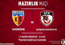 Gazikent Kayserispor ile karşı karşıya gelecek