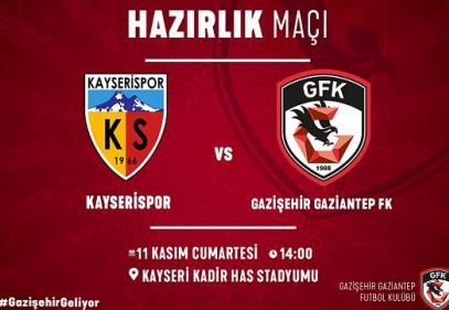 Gazikent Kayserispor ile karşı karşıya gelecek