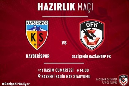 Gazikent Kayserispor ile karşı karşıya gelecek