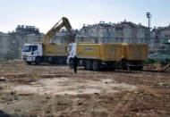 Gazikent Spor Salonunda çevre düzenlemesi