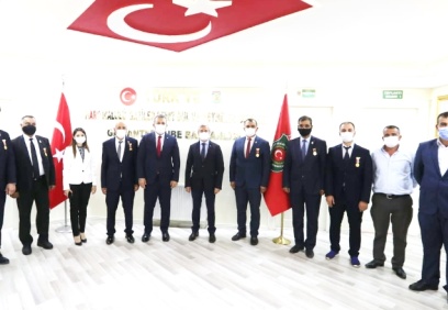 Gaziler ziyaret edildi