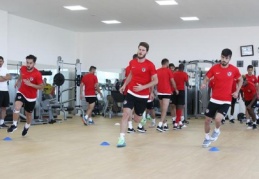 Gazişehir Gaziantepspor’da Futbolcular güç depoluyor