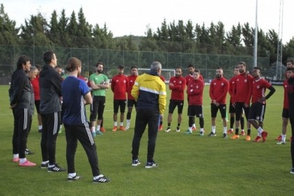 Gazişehir Gaziantep&#039;te Ankaragücü maçı hazırlıklarına başladı 