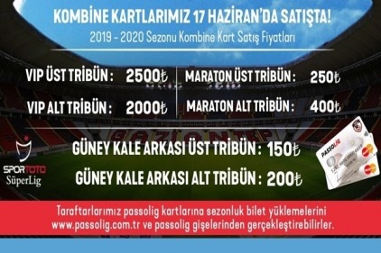 Gazişehir Gaziantep'te kombine satışları başladı 