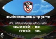 Gazişehir'de kombineler satışa çıkıyor 