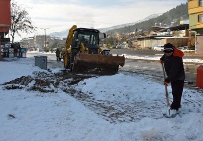 Gece kar, gündüz güneş