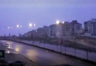 Geceyi şimşekler aydınlattı